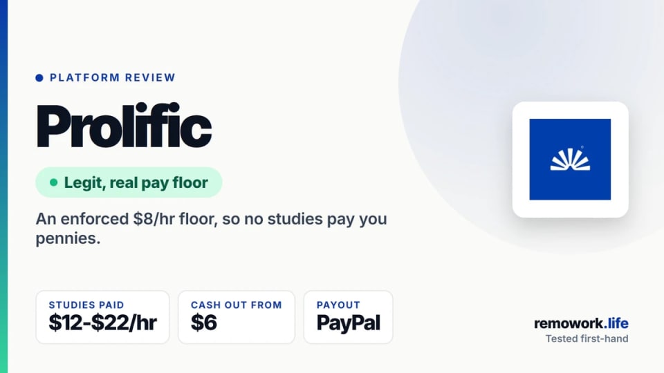 Prolific Review 2026: Is It Legit, How Much It Pays & AI Studies