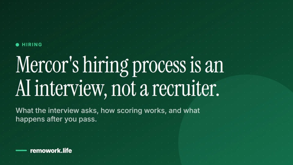 Mercor Hiring Process for AI Trainers: 2026 Guide