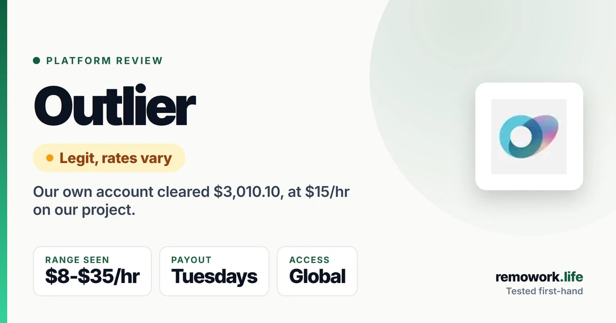 Outlier AI Review 2026: Legit? Pay & Red Flags | RemoWork