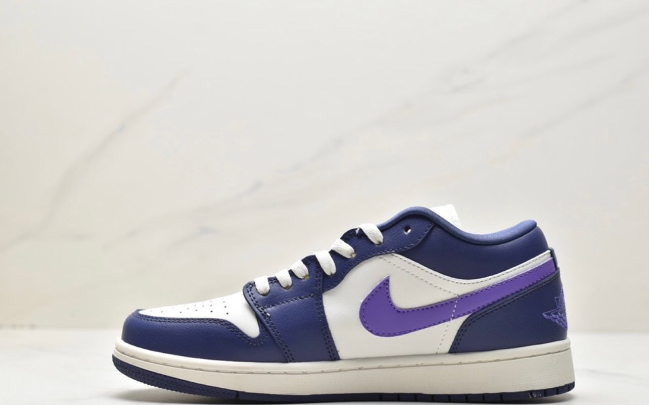 Nike Air Jordan 1 low - Purple - White