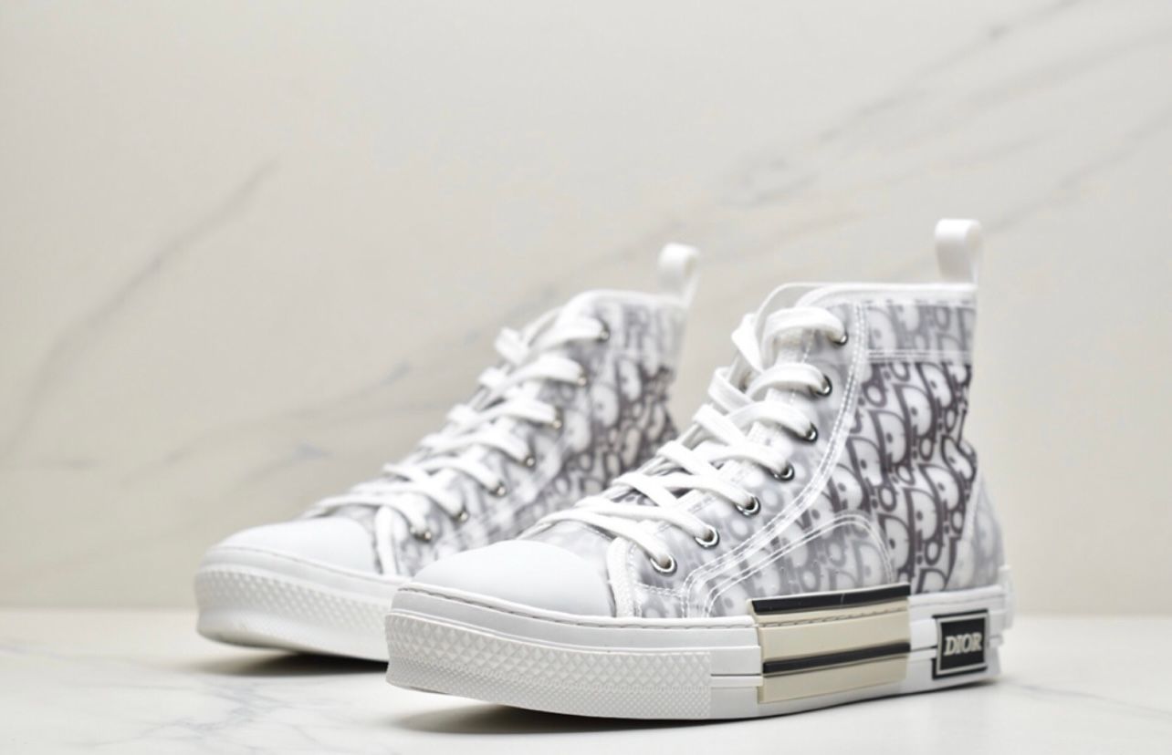  DIOR B23 High-top Sneaker White & Black