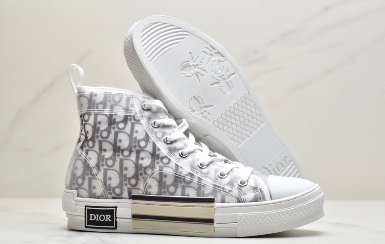  DIOR B23 High-top Sneaker White & Black