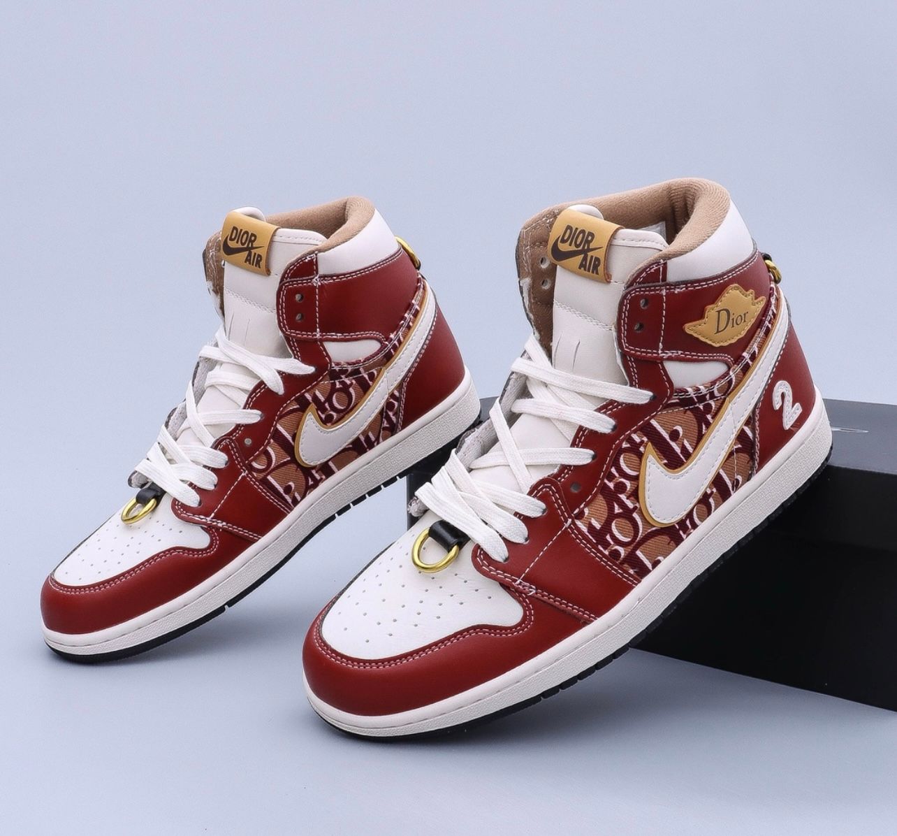 Nike Air Jordan Brand Dior-Red & White