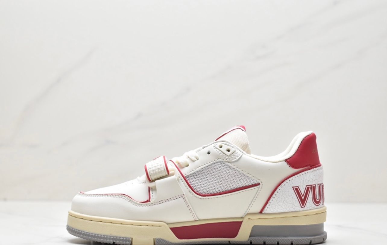 Louis Vuitton Trainer -  Red & White