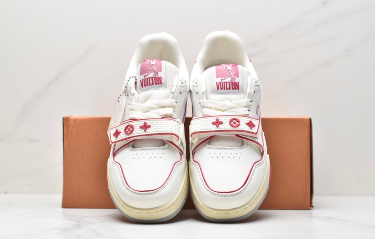 Louis Vuitton Trainer -  Red & White