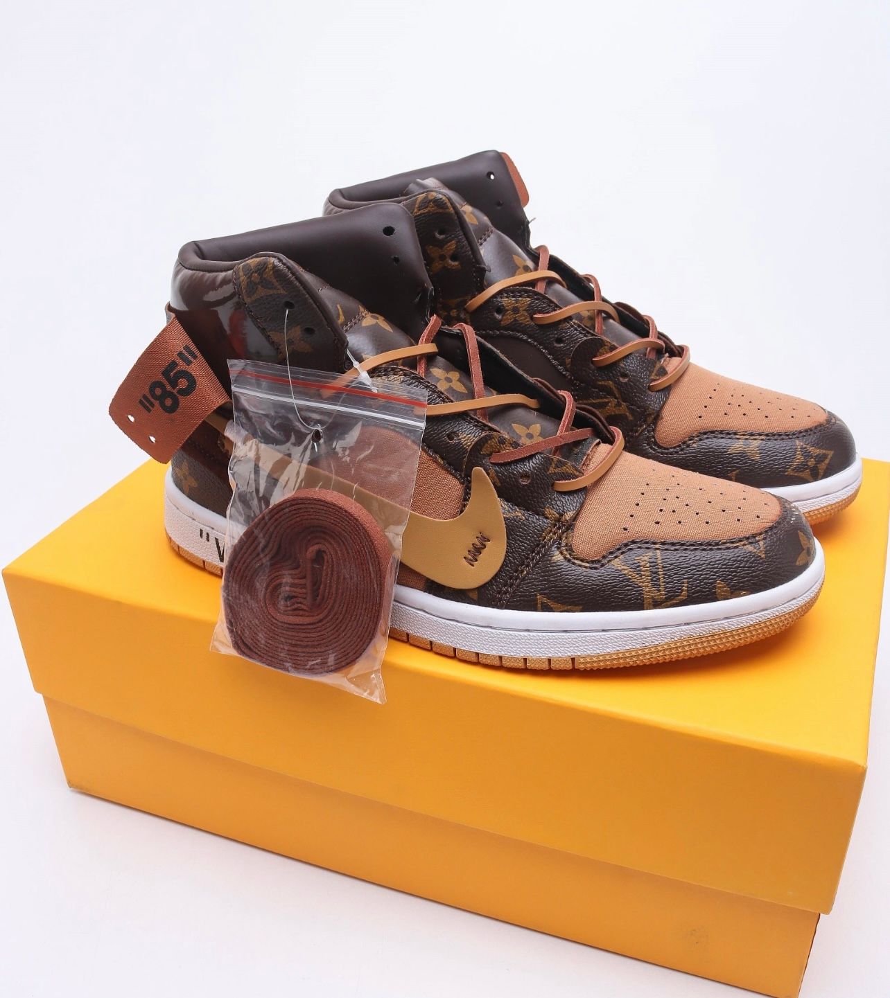 Air Jordan 1 Off-White x Louis Vuitton Custom - Le Site de la Sneaker