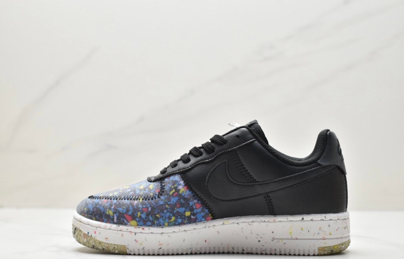 Nike Air Force 1 Crater Flyknit Low - Black