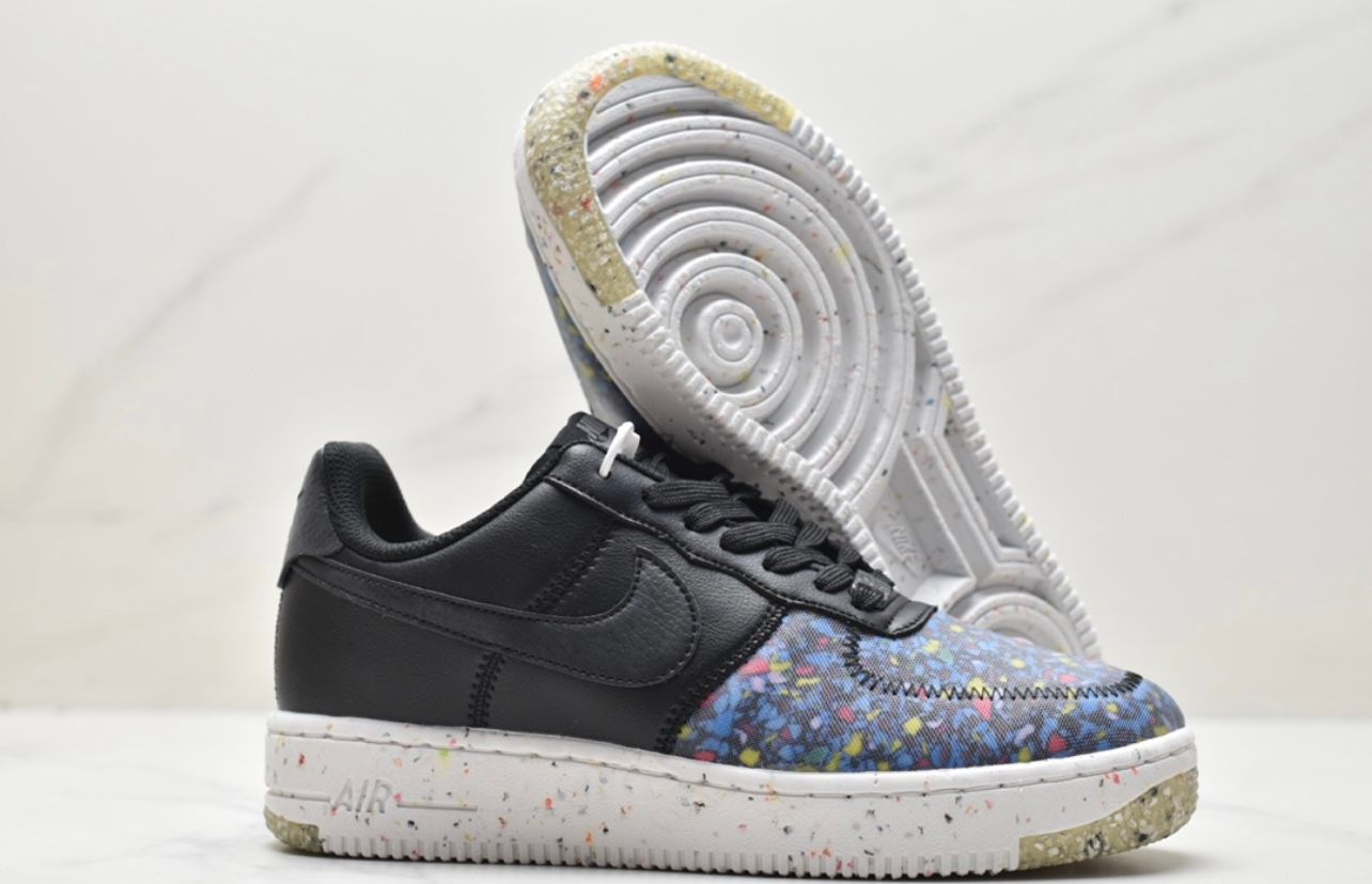 Nike Air Force 1 Crater Flyknit Low - Black