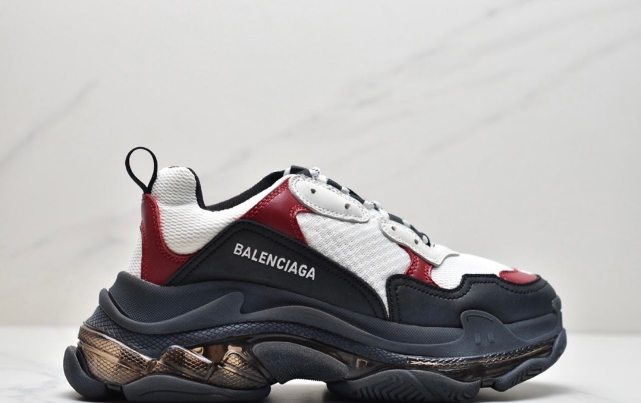 Balenciaga Triple S - Red & White