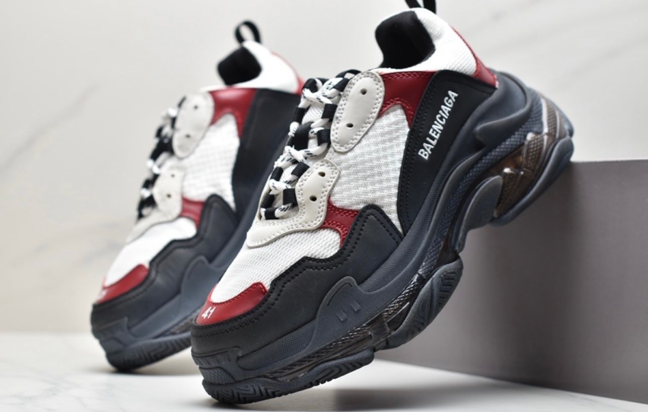 Balenciaga Triple S - Red & White