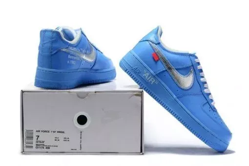 NIKE AIR FORCE X OFF WHITE 20 UNIVERSITY BLUE