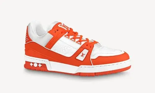 LV TRAINER SNEAKER ORANGE