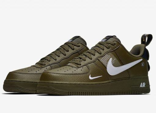 NIKE AIR FORCE 1 07 LV8 UTILITY GREEN