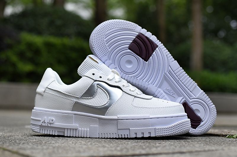 NIKE Air Force 1 Pixel White Grey