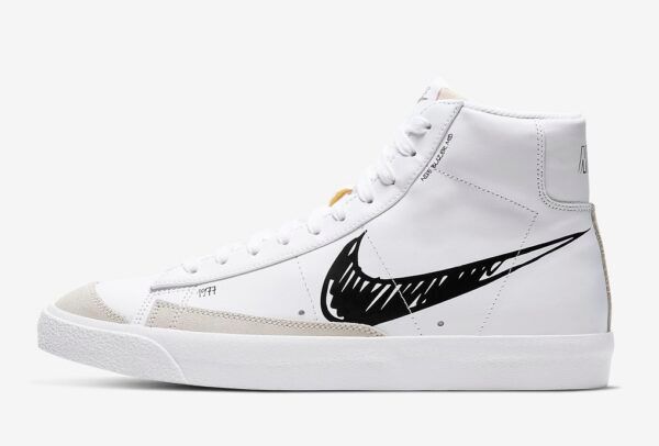 NIKE BLAZER MID 77 VINTAGE WHITE X BLACK