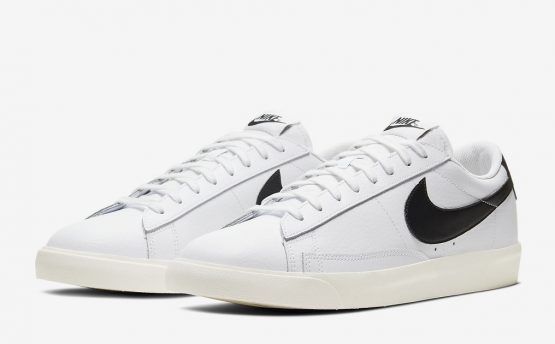 NIKE BLAZER LOW LEATHER BLACK