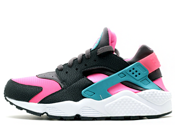 NIKE HUARACHE BLACK X PINK X BLUE