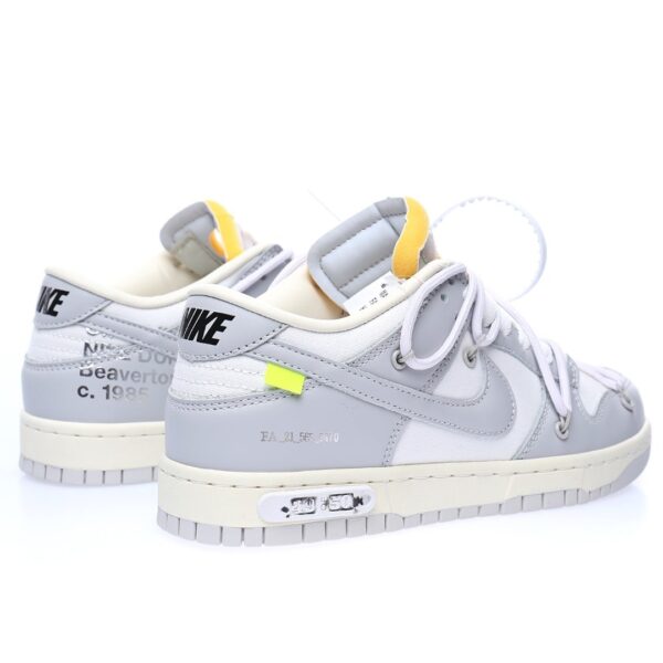 Off-White™ x Nike SB Dunk Low Lot”The 49/50″White fog gray black fluorescent yellow