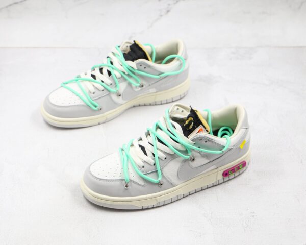 NIKE Off-White x Nike Dunk Low’50’ Gray white green label