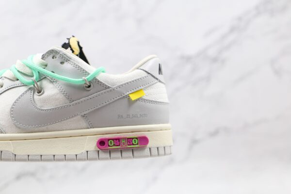 NIKE Off-White x Nike Dunk Low’50’ Gray white green label