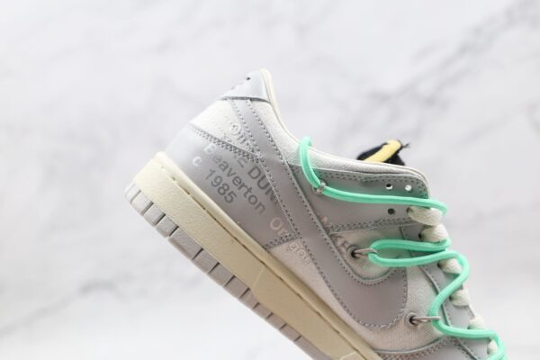 NIKE Off-White x Nike Dunk Low’50’ Gray white green label