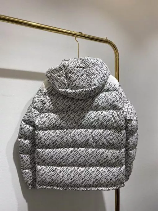 Moncler jacket White, Black Logo