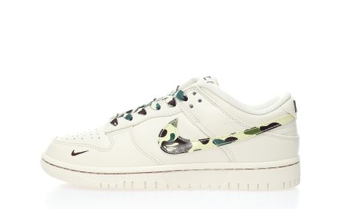 Bape x Nike SB Dunk Low ”Beige/Camo”