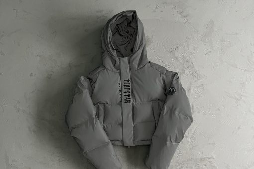 Women decoded reflective puffer-reflective