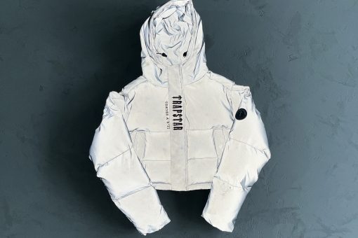 Women decoded reflective puffer-reflective