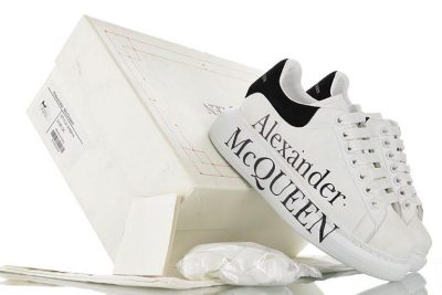 Alexander McQueen White with Logo