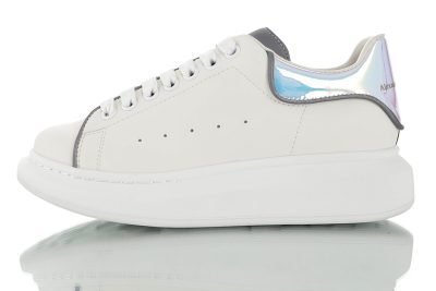 Alexander McQueen sole Leather White leather 3M edge laser tail