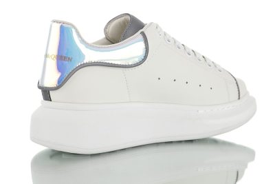 Alexander McQueen sole Leather White leather 3M edge laser tail