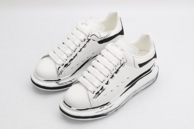 Alexander mcqueen Hand painted black and white