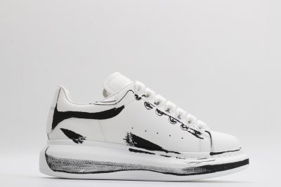 Alexander mcqueen Hand painted black and white