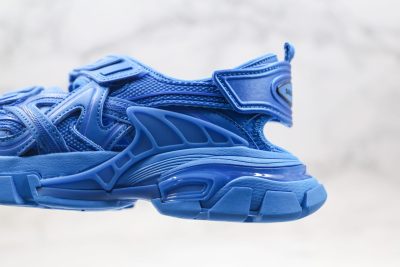 Balenciaga Velcro sandals blue