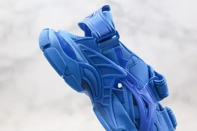Balenciaga Velcro sandals blue
