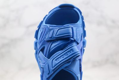 Balenciaga Velcro sandals blue