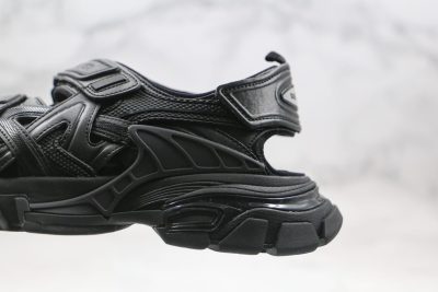 Balenciaga Velcro sandals black