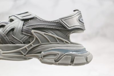 Balenciaga Velcro sandals grey