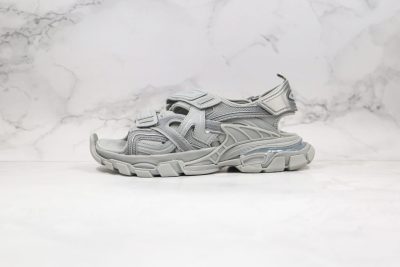 Balenciaga Velcro sandals grey