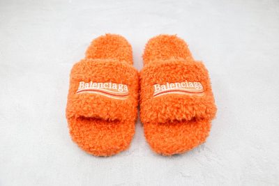 Balenciaga wool slippers Orange