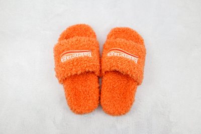 Balenciaga wool slippers Orange
