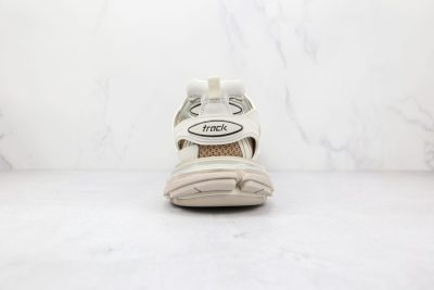 BALENCIAGA Track Mule Clear Sole Sneakers no light beige