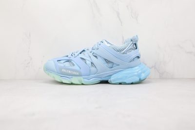 BALENCIAGA Track Mule Clear Sole Sneakers 3.0 blue