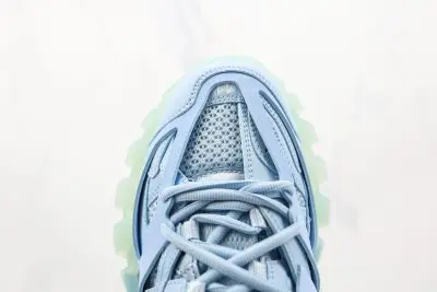 BALENCIAGA Track Mule Clear Sole Sneakers 3.0 blue