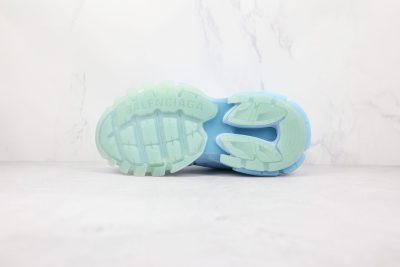 BALENCIAGA Track Mule Clear Sole Sneakers 3.0 blue