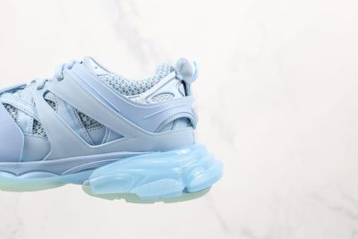 BALENCIAGA Track Mule Clear Sole Sneakers 3.0 blue