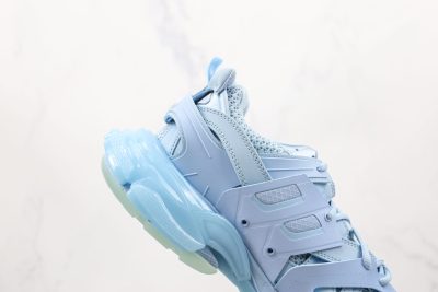 BALENCIAGA Track Mule Clear Sole Sneakers 3.0 blue