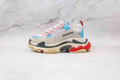 Balenciaga Triple S White Blue Pink