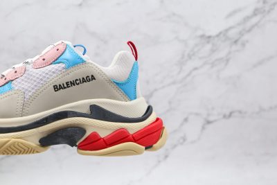 Balenciaga Triple S White Blue Pink